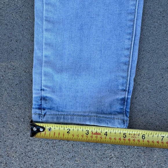 Levi's 721 High Rise Skinny Jeans Women 33 Light Wash Blue Denim - Picture 4 of 8